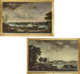 PREMIÈRE VUE DE BAYONNE AND VUE DE BAYONNE PRISE L'ALLÉE DES BOUFFLERS AFTER JOSEPH VERNET (1714-1789) : A PAIR by Juan Patricio Morlete Y Ruiz - Auction record, sale price, and art valuation. Compare with similar artists and explore comparable artworks.